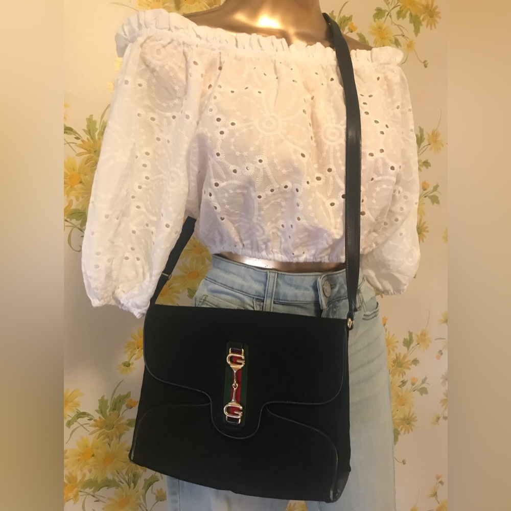 Gucci Horsebit 1955 convertible bag in black - Picture 3 of 17